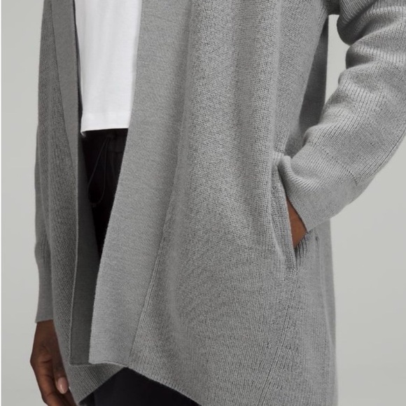 Lululemon merino wool blend wrap sweater - Picture 5 of 5